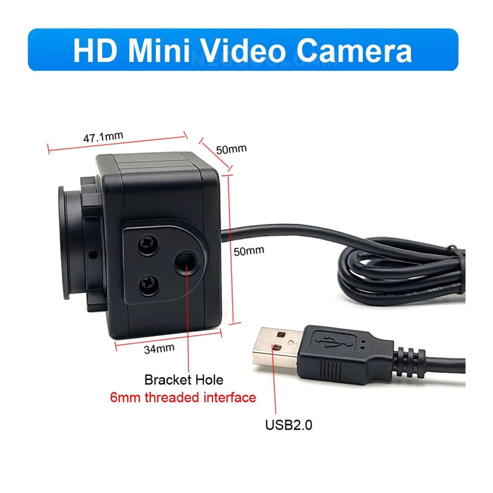 Kamera internetowa, Kamera internetowa 12MP HD z autofokusem IMX362 czujnik wysoka prędkość 4000x3000 MJPG wideokonferencja USB transmisja na żywo kamera komputerowa UVC Mini Body(With 2m Cable)