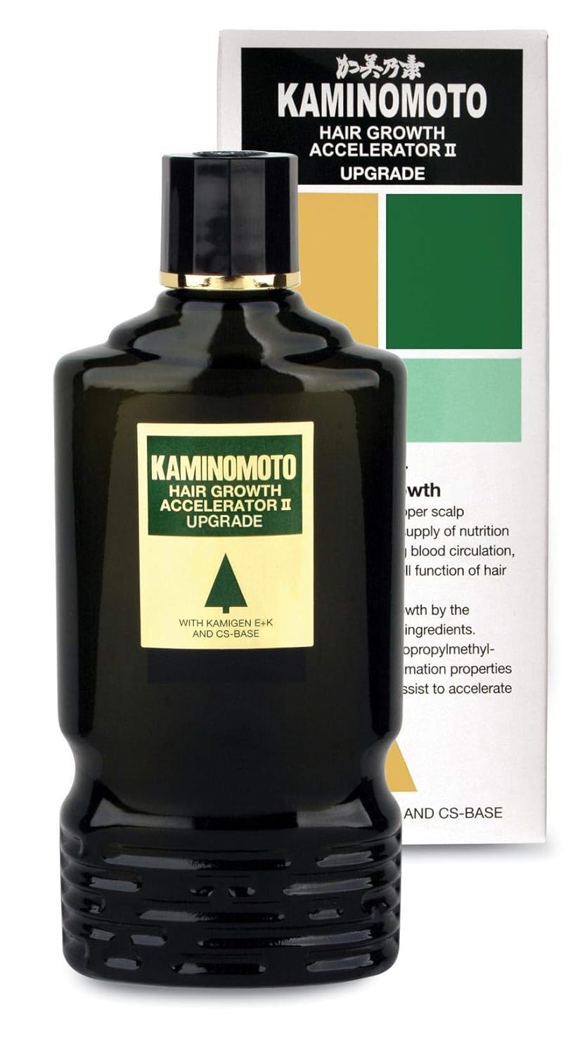 Kaminomoto Hair Growth Accelerator II 180ml - Accelerates Regrowth HAIR LOSS AND GROWTH ACCLERATION GOLD REGROWTH