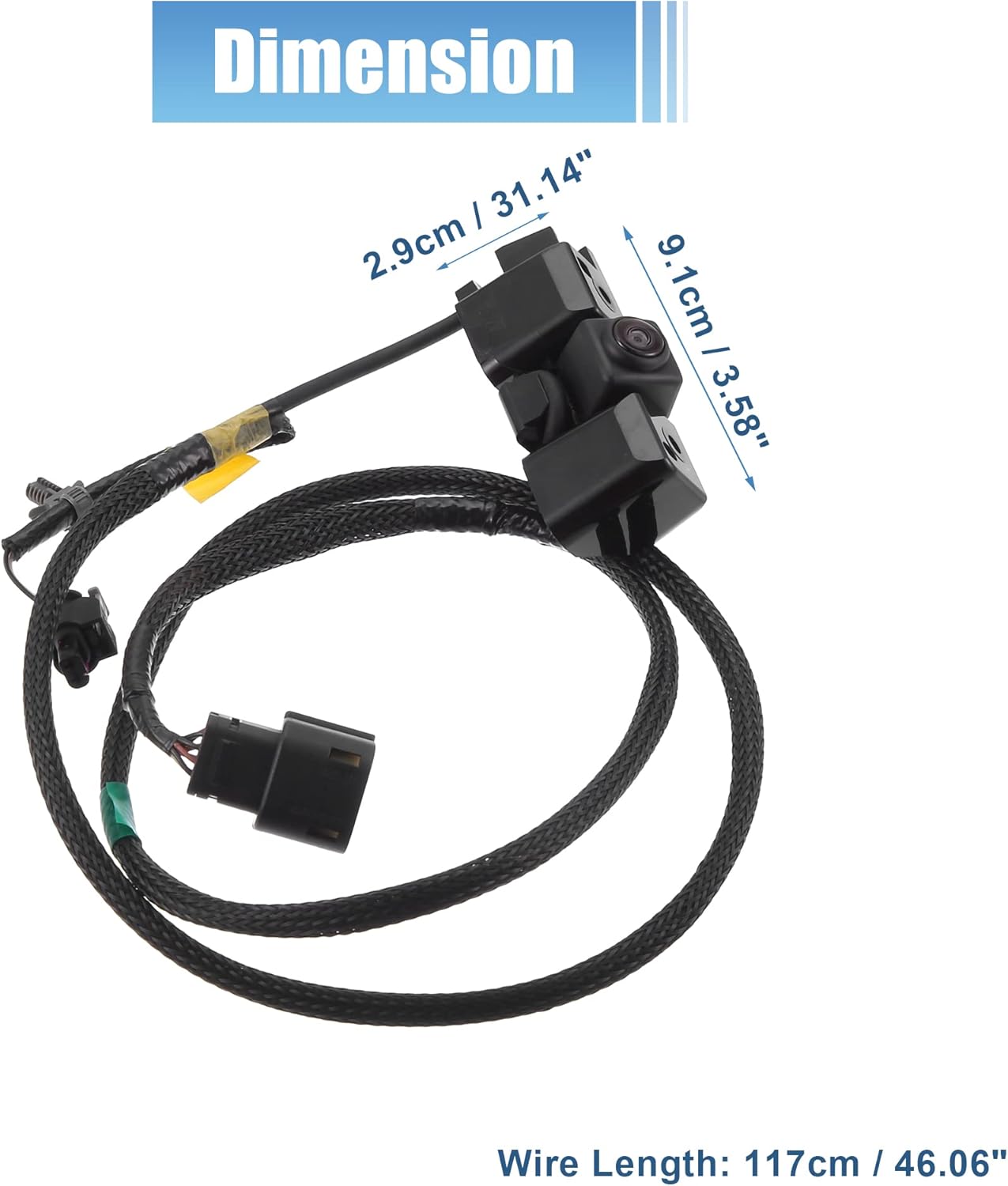 X AUTOHAUX Rear View Reversing Backup Parking Camera 84062896 23363727 for Chevy Silverado 1500 2500 HD 3500 HD for GMC Sierra 1500 2500 HD 3500 HD 2016-2019