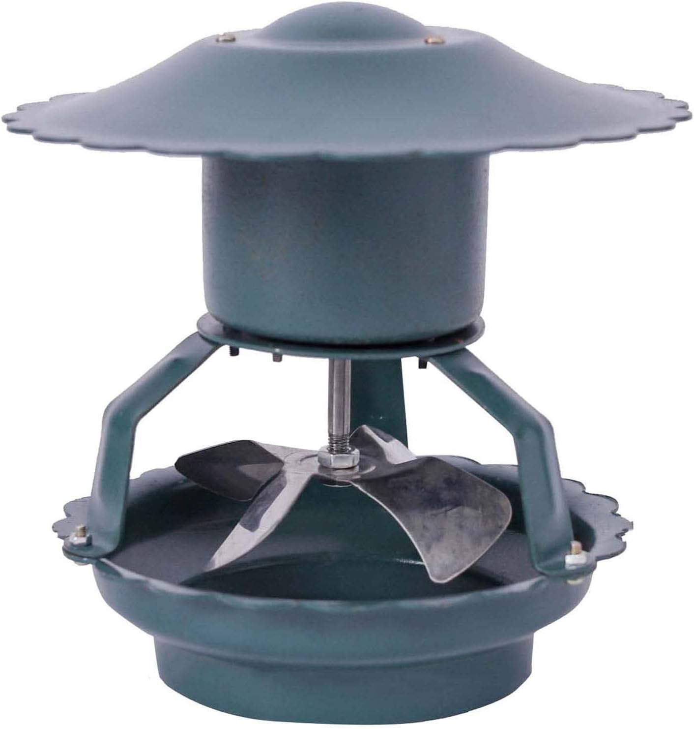 GFYWZ Chimney Cowl Cap, 100W Induced Draft Fan for Chimney, 4 Leaves