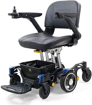 Golden Technologies Buzzaround CarryOn Power Electric Wheelchair - 21 Turning Radius - Folds to 10 - 46 LBS Base - Red/Blue Shrouds Included - GP130