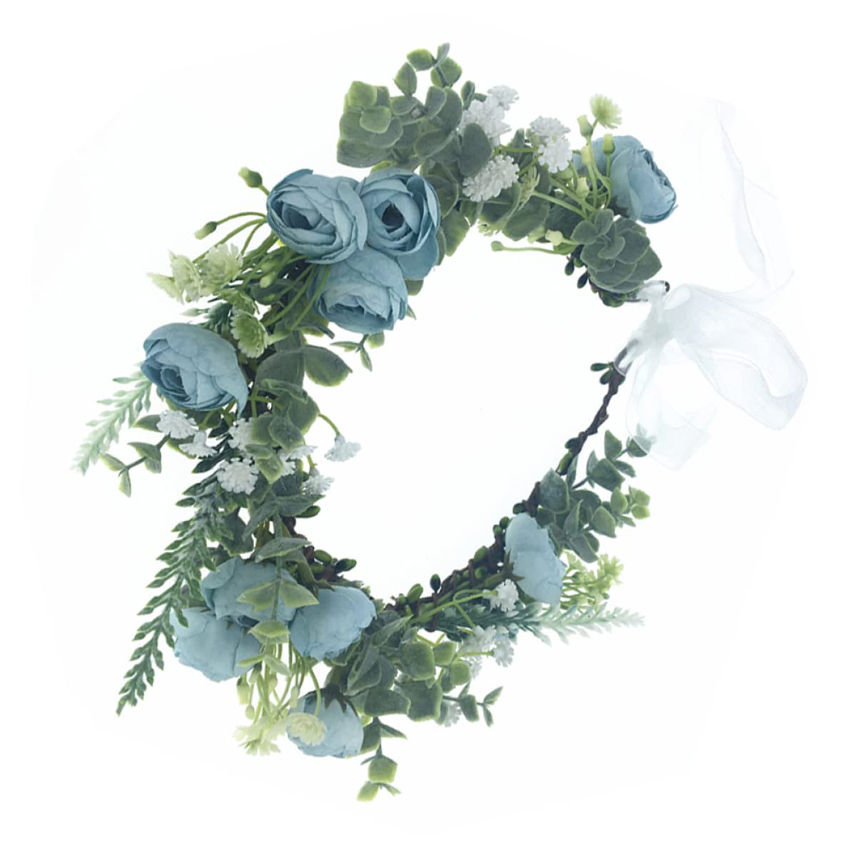 LALAFINA 3stücke Blumen Haarreif Für Braut Handgefertigter Haarschmuck Für Hochzeiten Und Feiern Leicht Und Komfortabel Für Fotoshootings Und Besondere Anlässe Blau