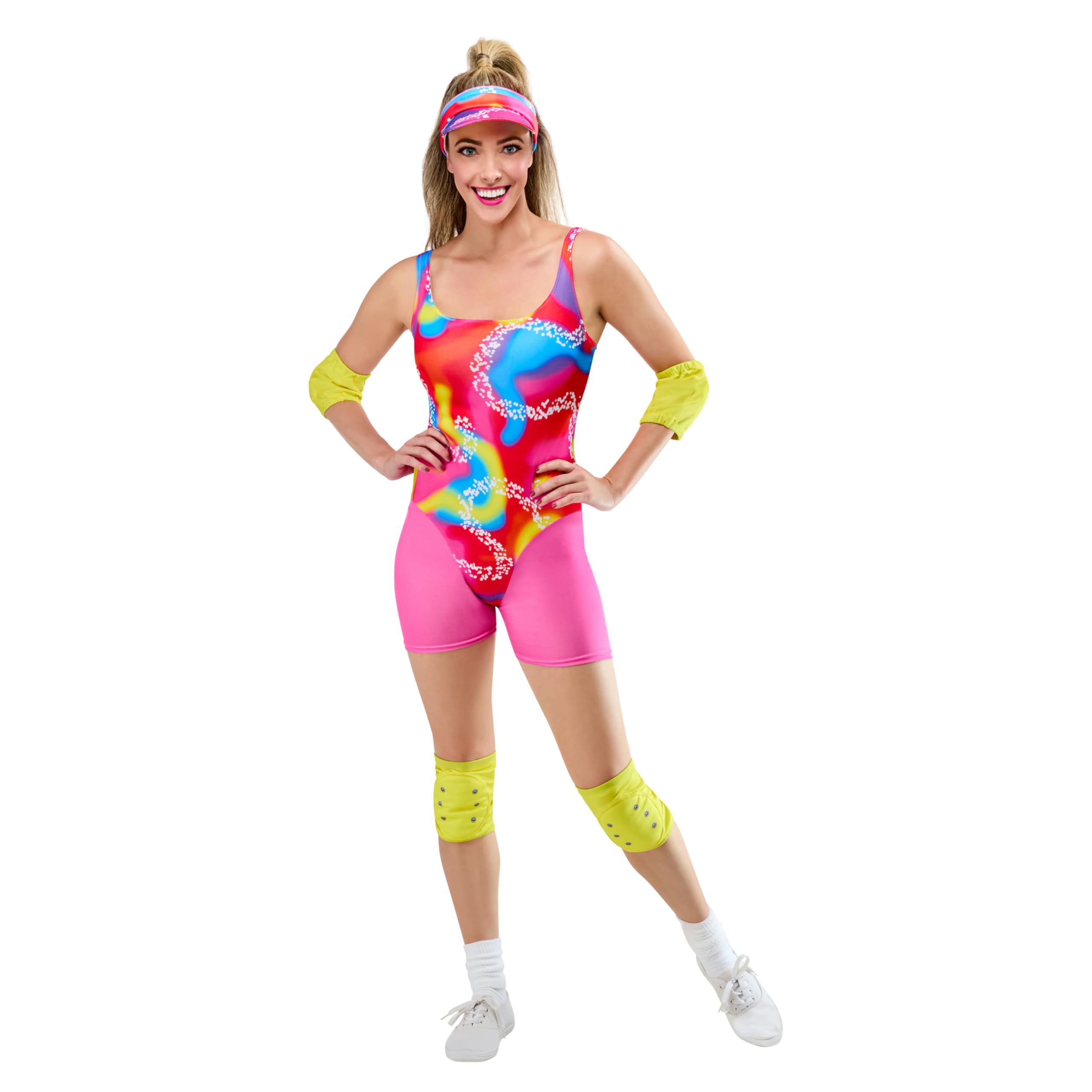 Rubies Official Rollerskate Barbie Costume, Adult Fancy Dress, Size UK 14-16 Halloween