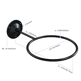 S SUCHEK Basketball Holder Wall Mount, Ball Holder Wall Mount, Ball Display Wall Storage for Basketball, Soccer Ball, Volleyball, Football, Rugby(4 Pieces, Black)