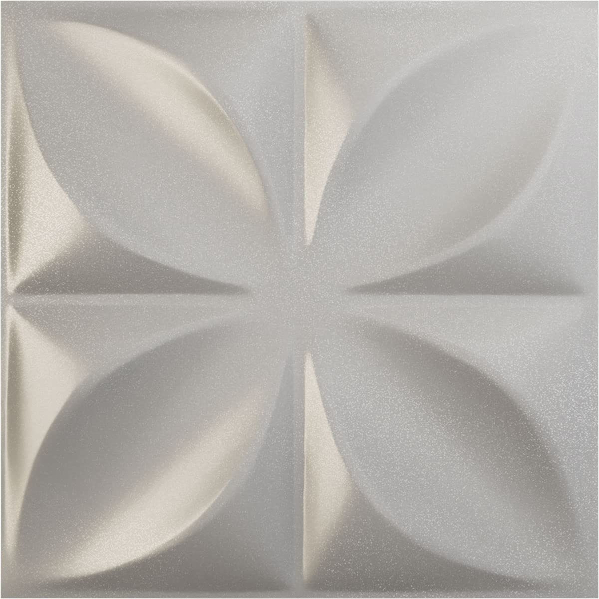 Ekena Millwork 19 5/8"W x 19 5/8"H Alexa EnduraWall Decorative 3D Wall Panel, Silver (12-Pack for 32.04 Sq. Ft.