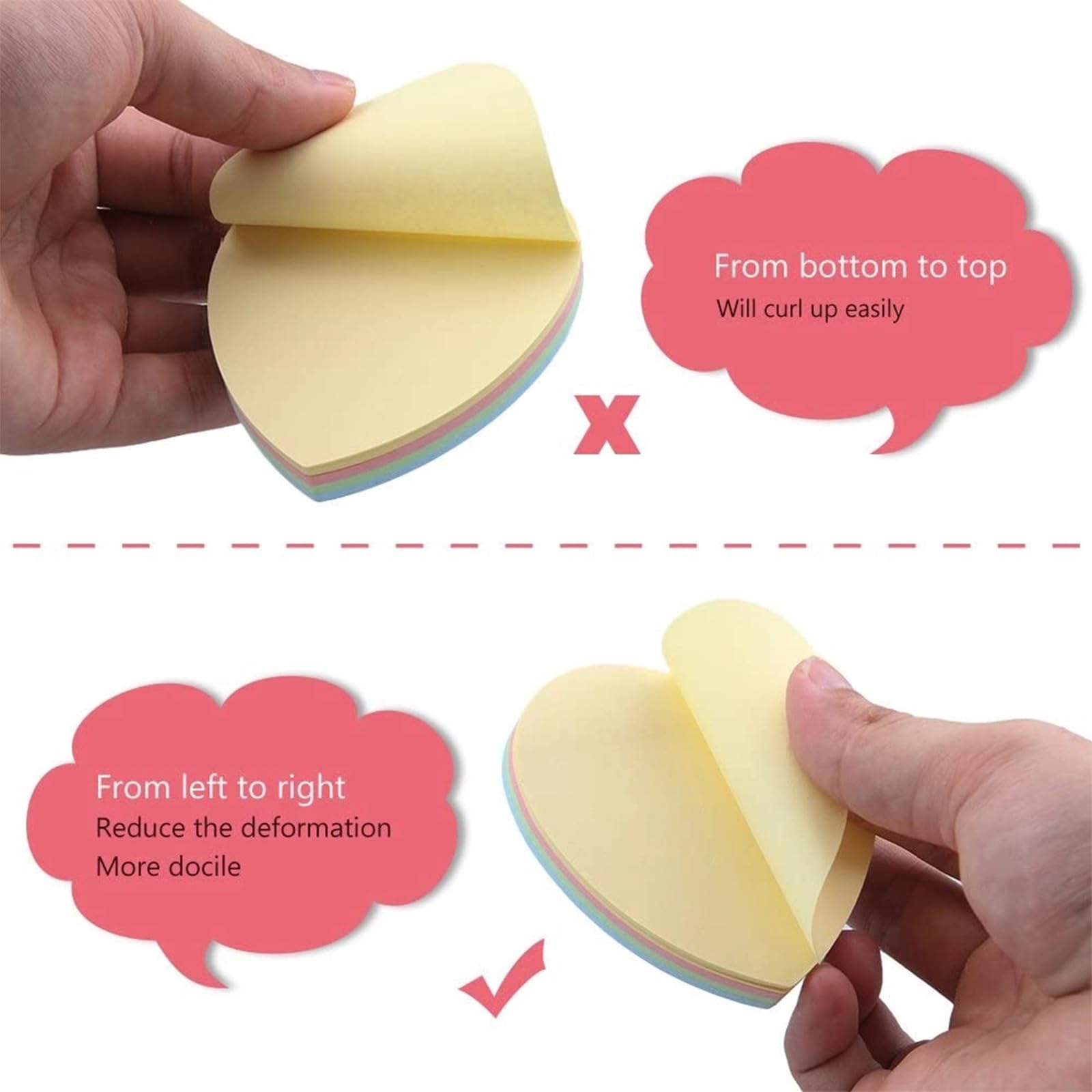 TYXHXTF 800 Sheets Sticky Notes, Colour Sticky Notes, 100 Sheets Every Pad, Self Sticky Notes Pad - Image 3