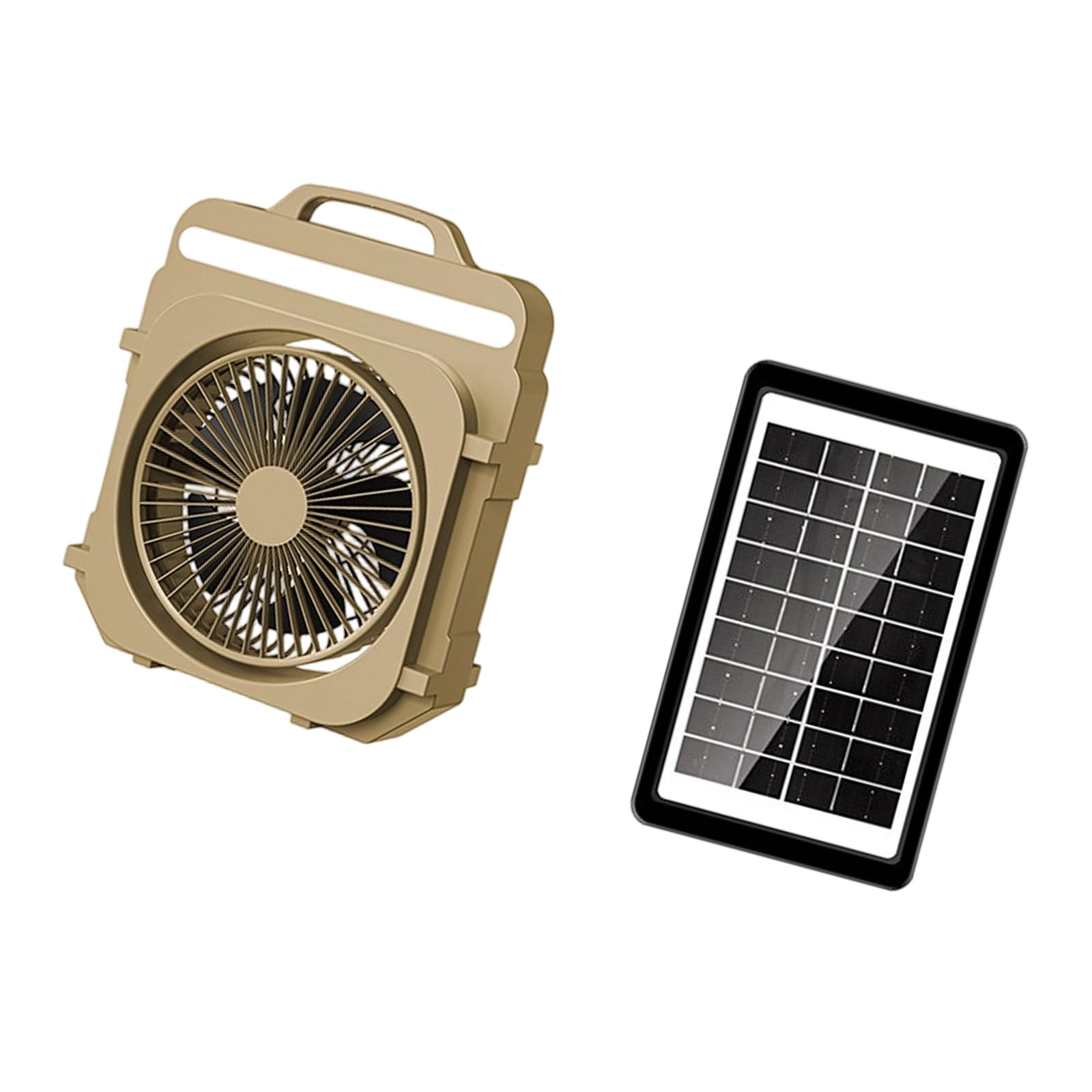 NMFLAB Practical Desktop Fan with Smooth Operations and Ergonomic Handle Rechargeable Texture for Daily Comfort Rechargeable Desktop
