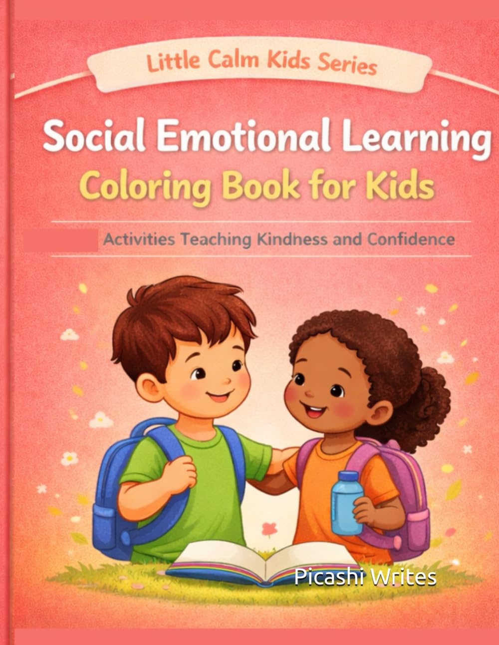 Social Emotional Learning Coloring Book for Kids: Kindness and Confidence Building (Little Calm Kids Series)