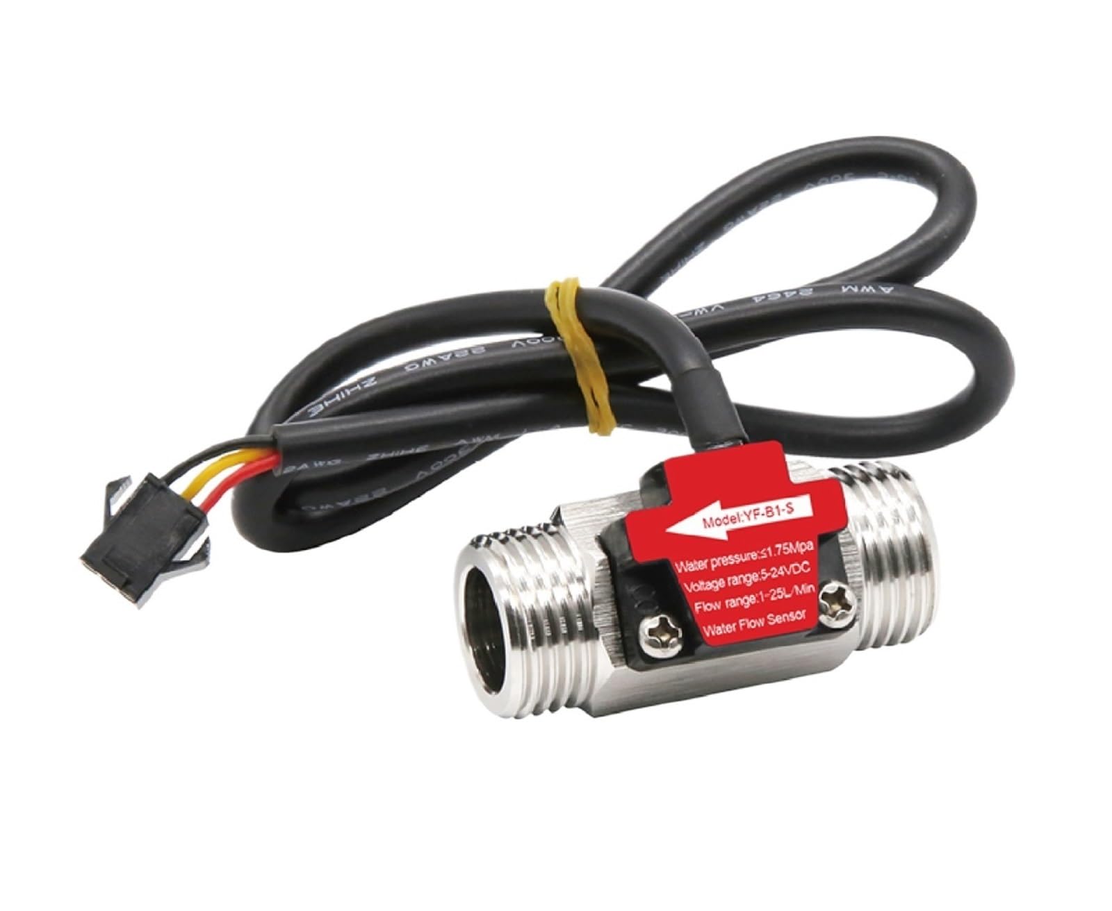 QfUxYYSLD Stainless Steel Flow Meter Water Liquid Inline Flow Sensor G1 G3/4 G1/2(YF-D50-S 2 inch)