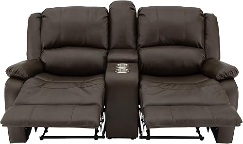 Miniatura 6 de RecPro Charles Collection sofá doble de 67pulgadas con respaldo reclinable para caravana o cámper, mueble, sillón doble