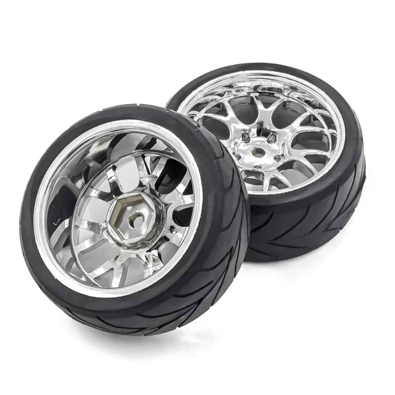 Composants ModèLe Rc pour Redcat pour Hpi pour Tamiya pour Hsp 144001 94123 94122 CS 1/10 Rc Dépasser Voiture Tourisme 4 Pièces 66mm sur Pneus Route Jantes 12mm Moyeu Hexagonal