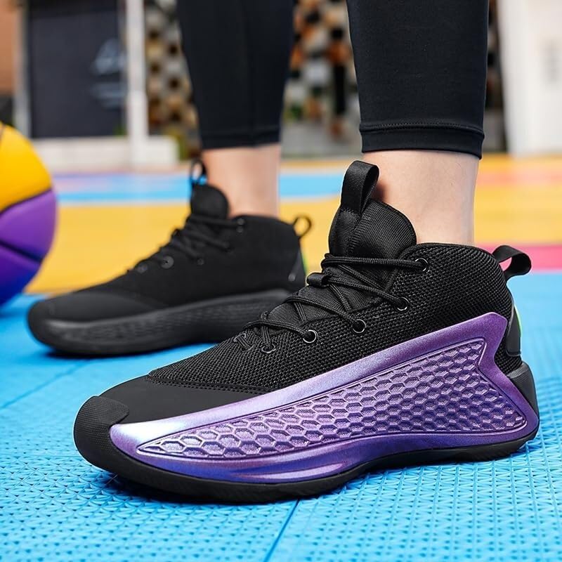 Zapatillas de baloncesto con suela gruesa y amortiguación para hombre 5