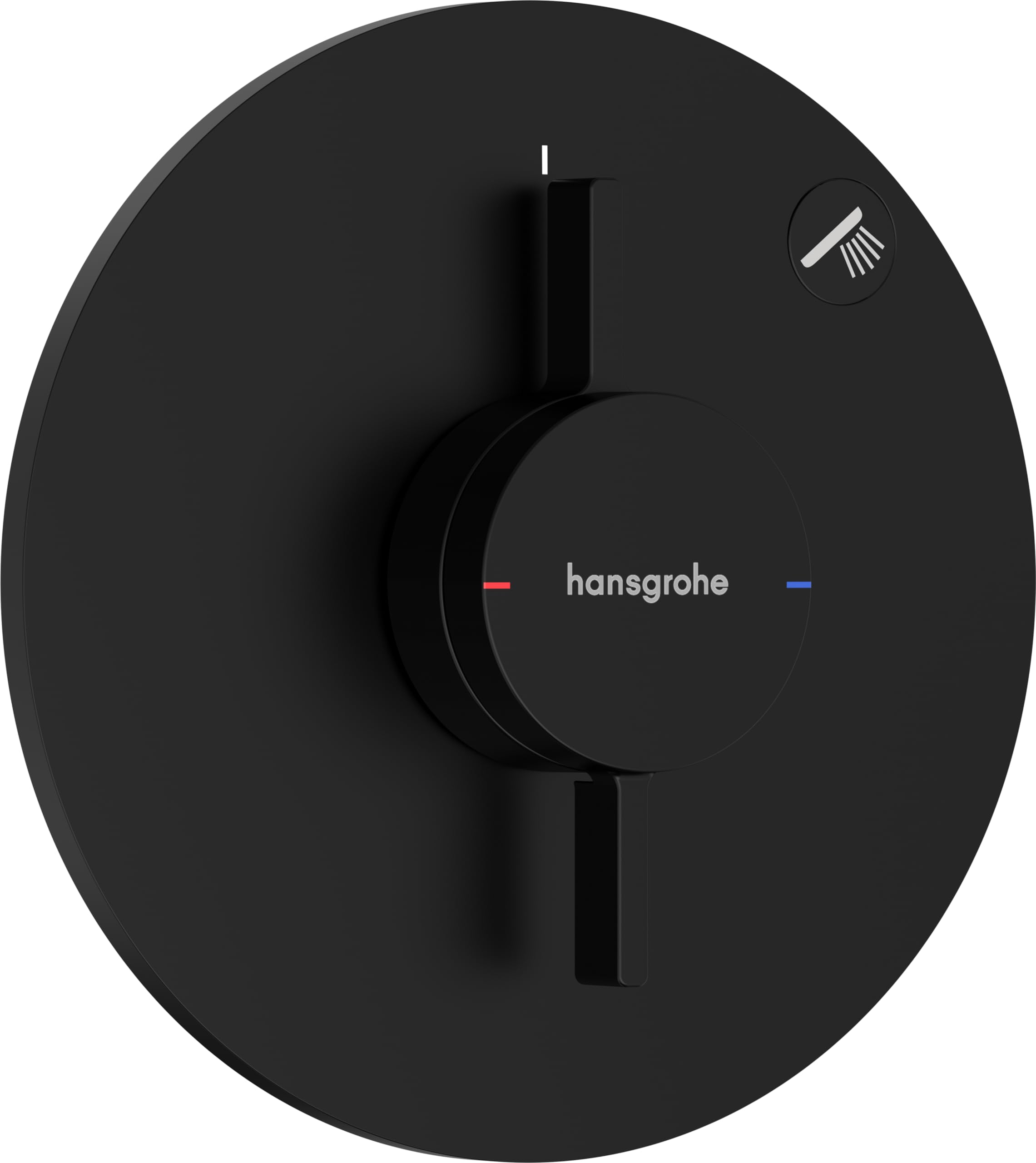 hansgrohe DuoTurn S, shower mixer conceiled for 1 function, shower mixer tap round