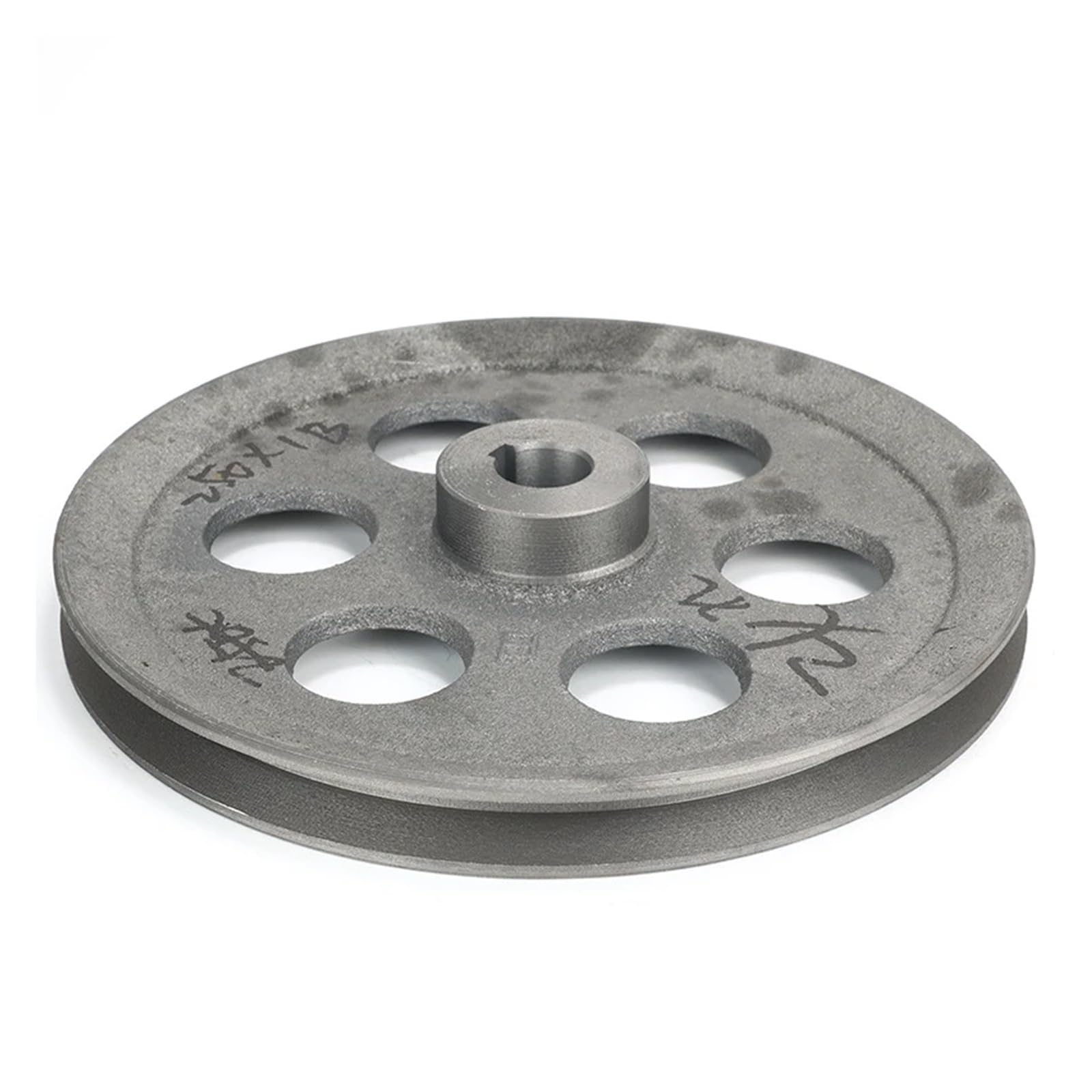 Synchron Rad, Verdickte Keilriemenscheibe, hohl, Einzelschlitz, Typ A, Gusseisenrad, Zubehör for Elektrowerkzeuge(20mm,200mm)