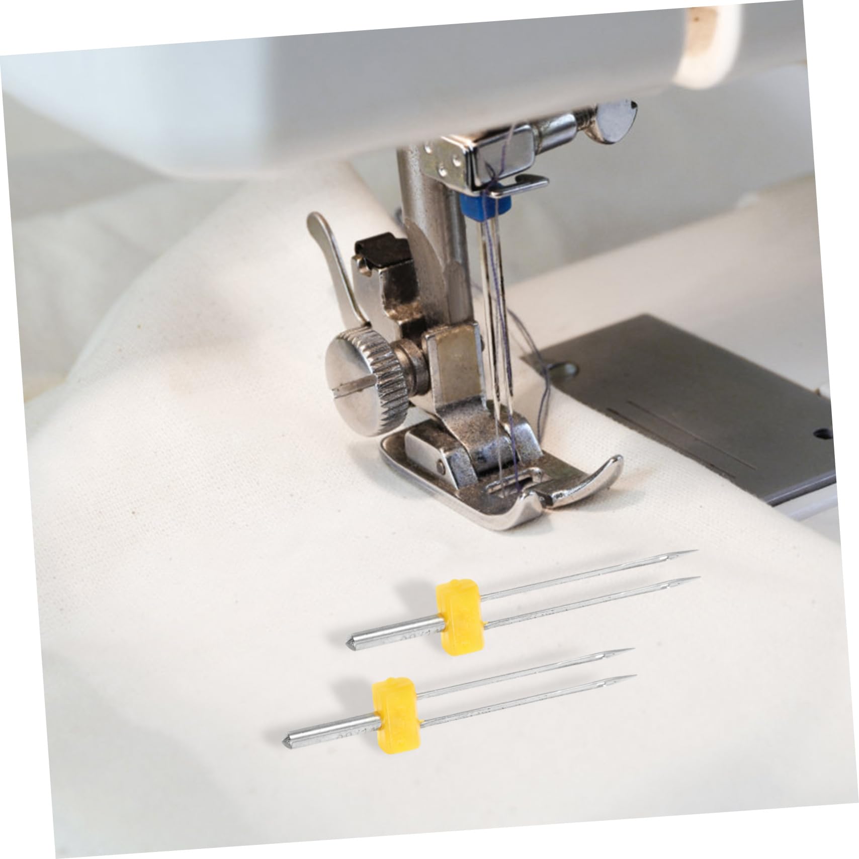 DIYEAH 50pezzi Aghi Doppi Per Macchina Da Cucire Ago Multifunzionale Per Cucire Tessuti e Accessori Per Cucito Domestico e Professionale Resistente e Pratico