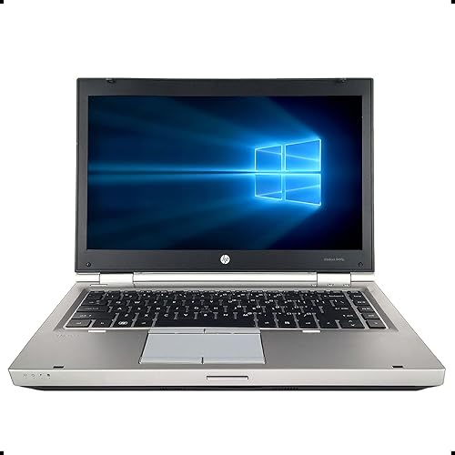 HP EliteBook 8460P 14-inch Notebook PC - Intel Core i5-2520M 2.5GHz 8GB 250GB Windows 10 Professional (Renewed)