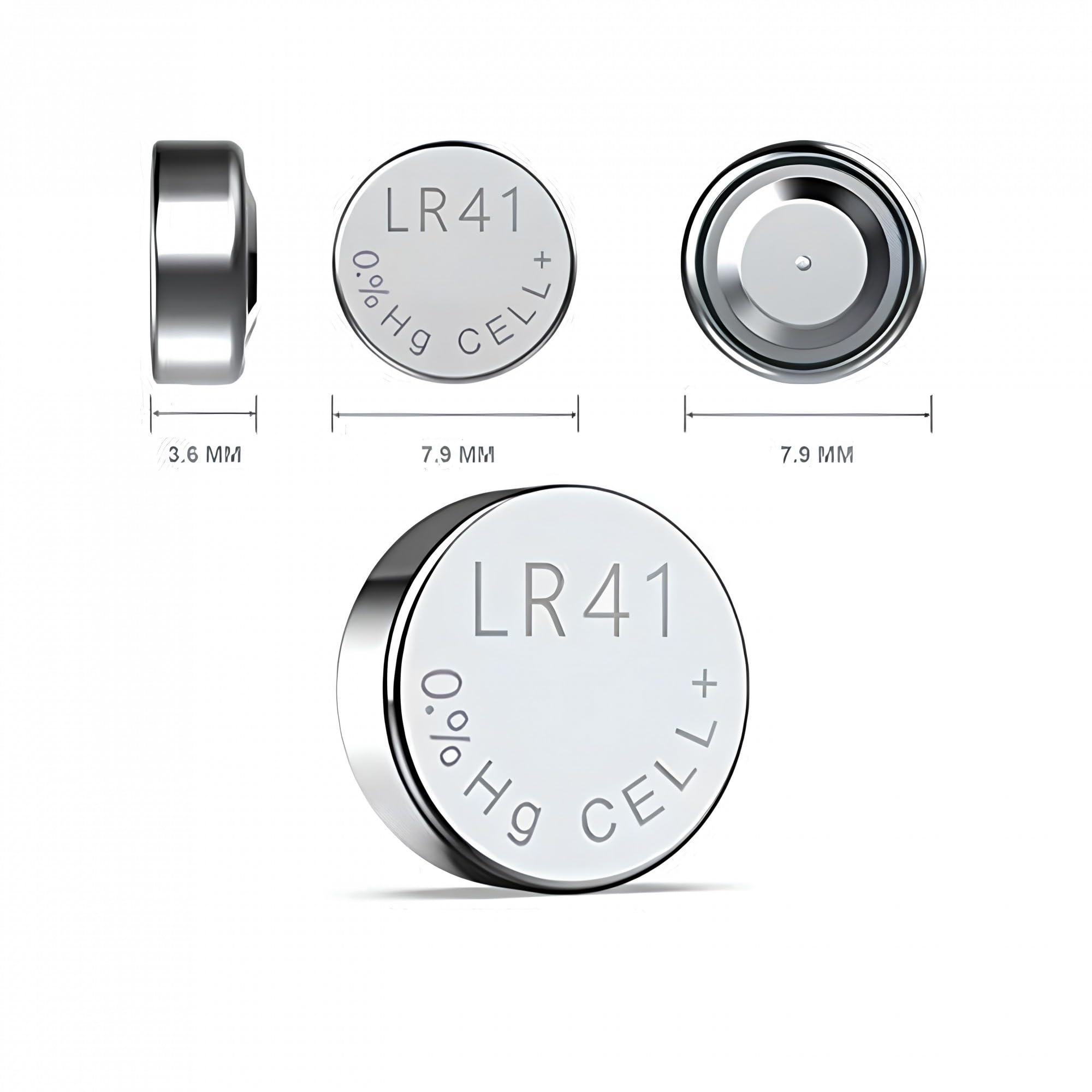Simpletek - 10 piles 1,5 V LR41 AG3 | Pile bouton pour montres, thermomètres et petits appareils électroniques | Lot de 10 piles