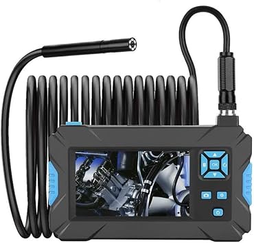 Sewer Inspection Camera, 5.5Mm Handheld Borescope, 6 LED 4.3 Inch Camera, 1080P Video Car Inspection Camera Borescope,5.5mm,2M
