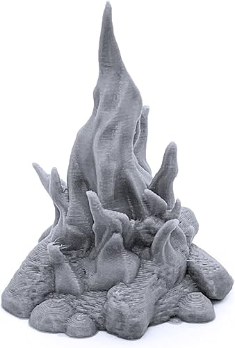 Miniatura 2 de EnderToys Hill Giant Bone Fire Pit, paisaje RPG de mesa impreso en 3D y terreno de juego de guerra para miniaturas de 1.102 in