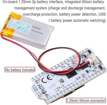 915 MHz ESP32 LoRa V3 Board OLED Display + 915MHz LoRa Antenna U.FL to SMA for Meshtastic IOT LoraWan Gateway, not Compatible with Heltec LoRa 32 V2