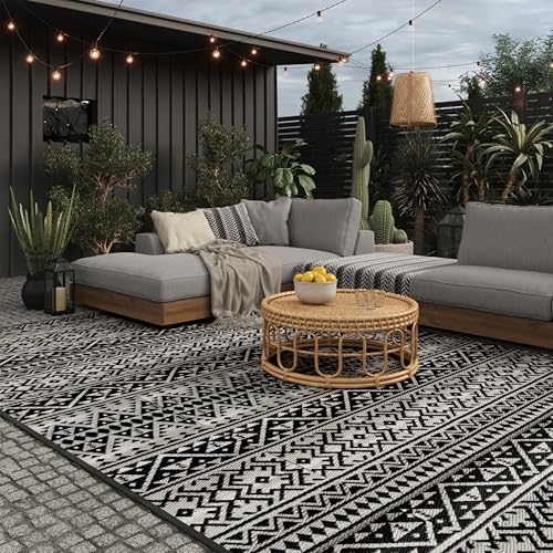 EVOCAMP Outdoor Teppich 270x400 cm, Kunststoffteppich, wetterfest und leicht,...