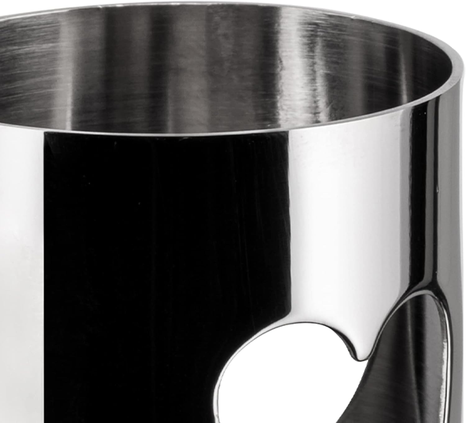 Alessi AKK10 H Girotondo - Open-Work Napkin Ring in 18/10 Stainless Steel, Heart.