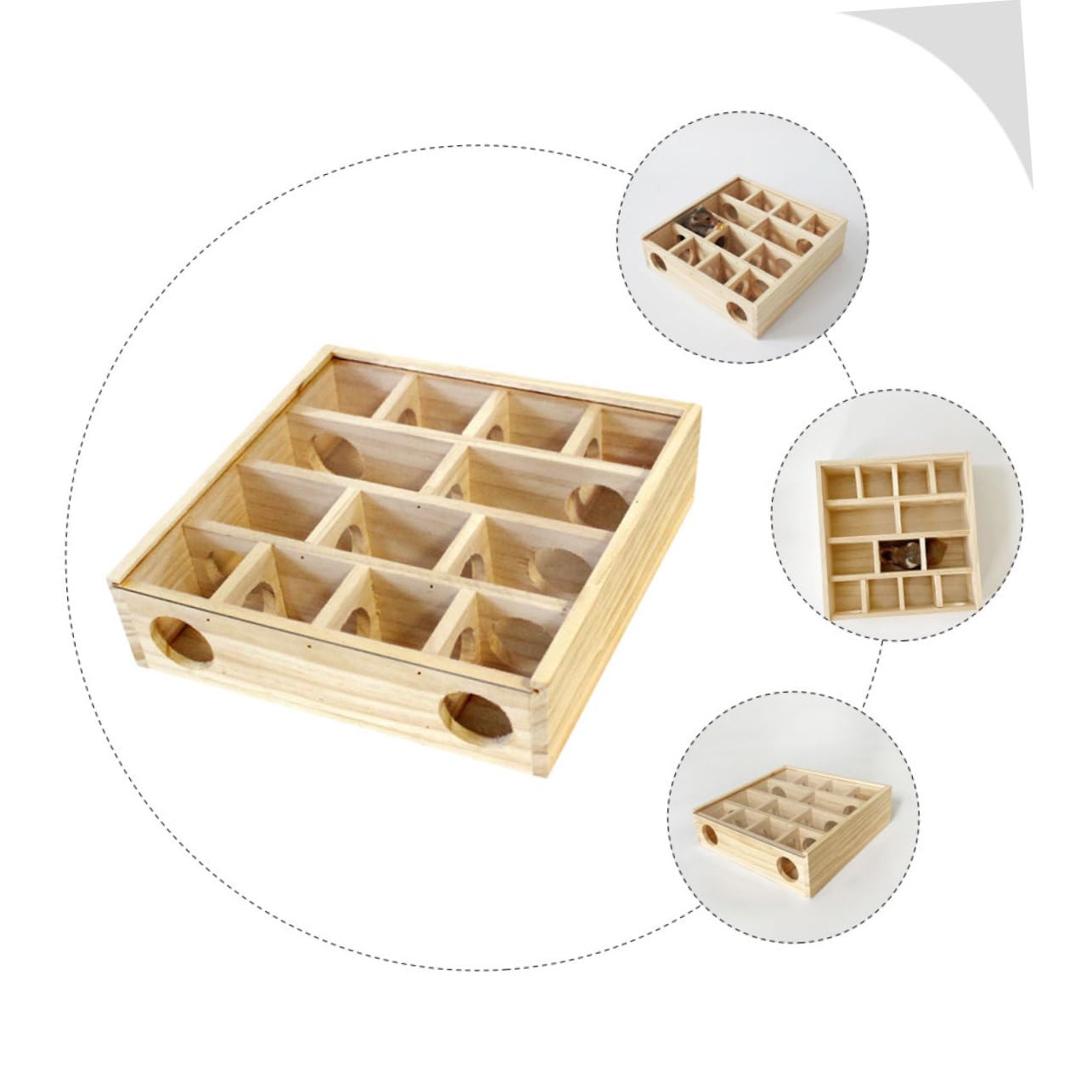 Happyyami Hamster Spielzeug Labyrinth für Kleine Haustiere im Haushalt