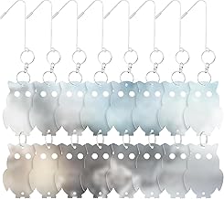 ISOTRONIC Bird Repellent, Pigeon Repellent, Natural Enemy of Birds, Owl-shaped, Glittering Reflective Plate, Hang in Veranda or Garden, Suitable for Houses and Apartments, 84035