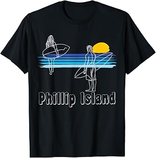 Phillip Island Surfing Beach Surf Guy Girl T-Shirt