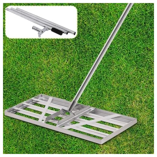 XXL Rasenrechen mit verstellbarem Griff