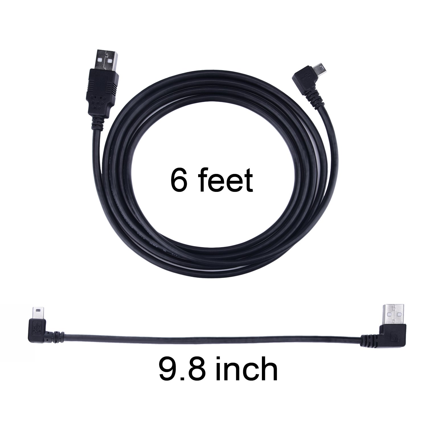 Sunmns 2 Pieces USB Data Sync Cable Cord Compatible with Blue Yeti USB Microphone (Not Compatible with Blue Yeti Nano, Blue Yeti X, Snowball, Raspberry)