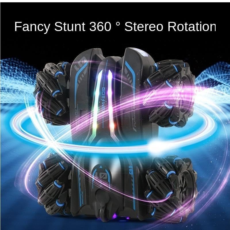 Image of Remote Control Drift Double Smoke Stunt Car | Stunt Car with Remote & Hand Gesture | 360 Rotation with Light & Sound Toy for Kids | Best Birthday Gift for 6+ Year Old Boys & Girls