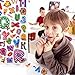 BeYumi 3D Puffy Stickers for Kids Toddlers, 1800+ Cute Stickers Bulk for Boys Girls Scrapbooking Bullet Journal, Including Animals Vehicle Letters Numbers Food Hearts and More, 58 Sheets Assorted