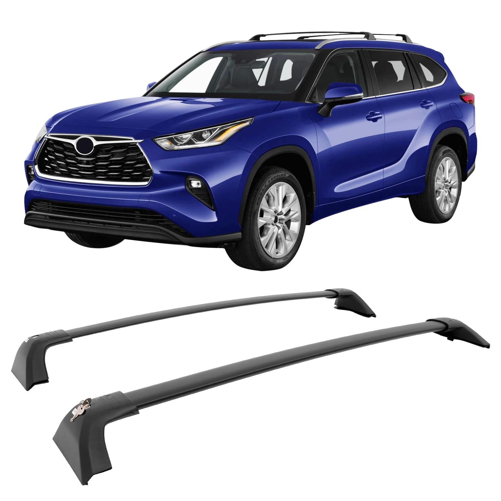 tako3000 ページ Amazon.com: Fit 2020-2026 Toyota Highlander All Models Roof Rack