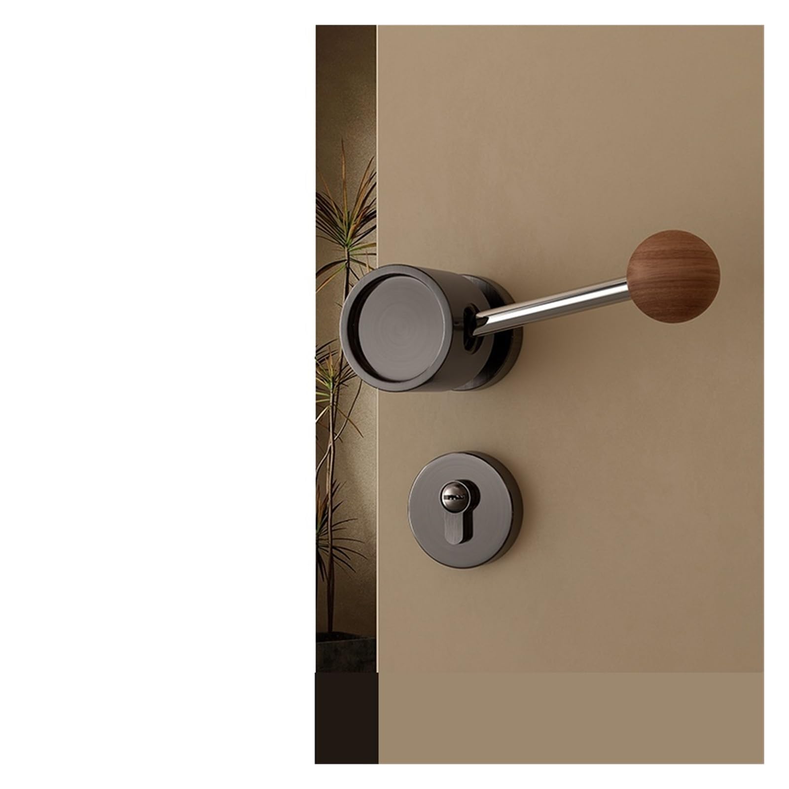 Poignée de porte magnétique silencieuse pour un confort acoustique