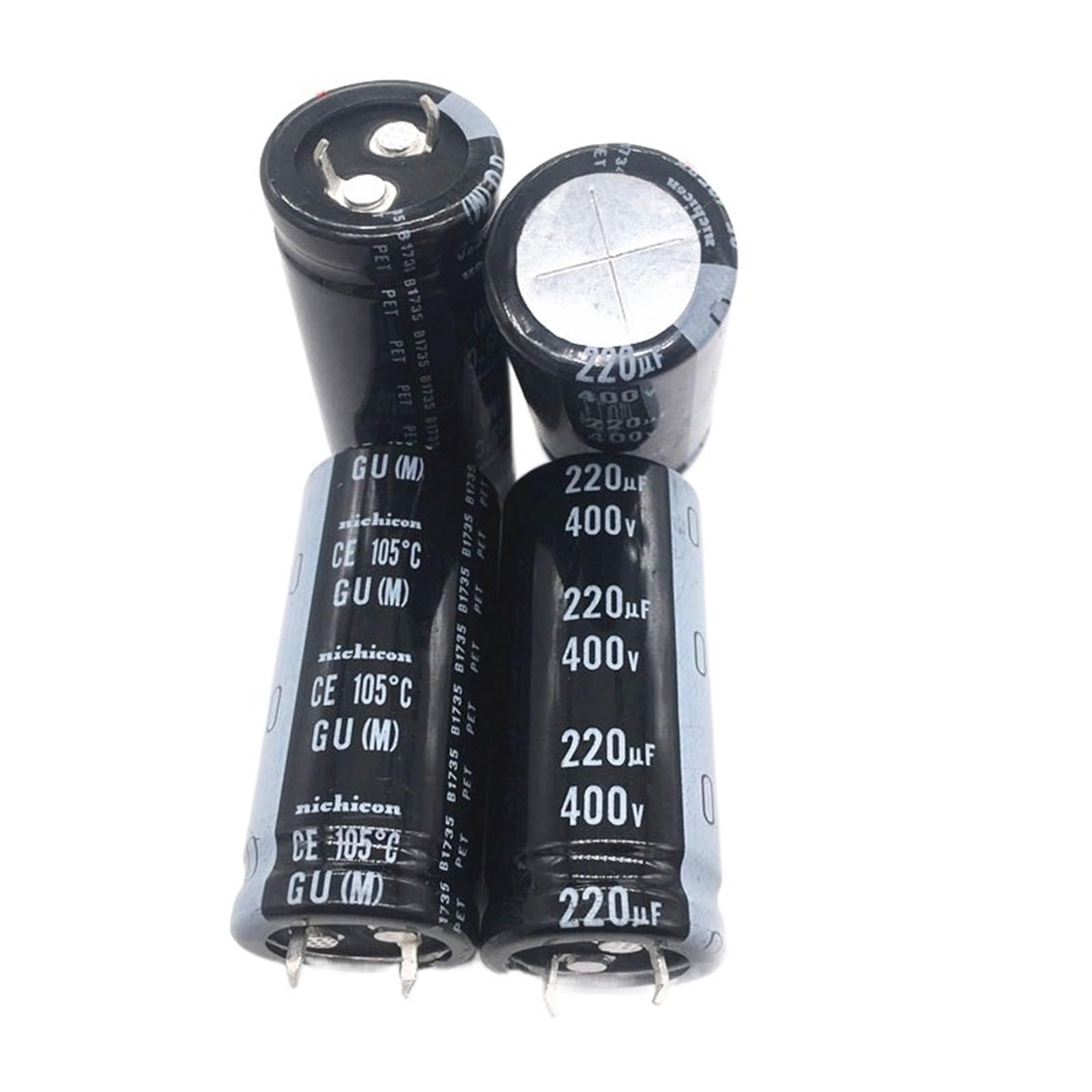 Condensateur 220uf 400v 22x50mm pour filtre de lissage électronique de puissance