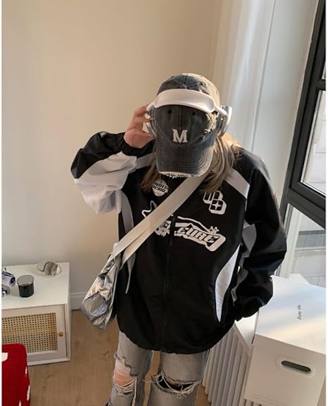 archive velor fireman jacket grunge y2k