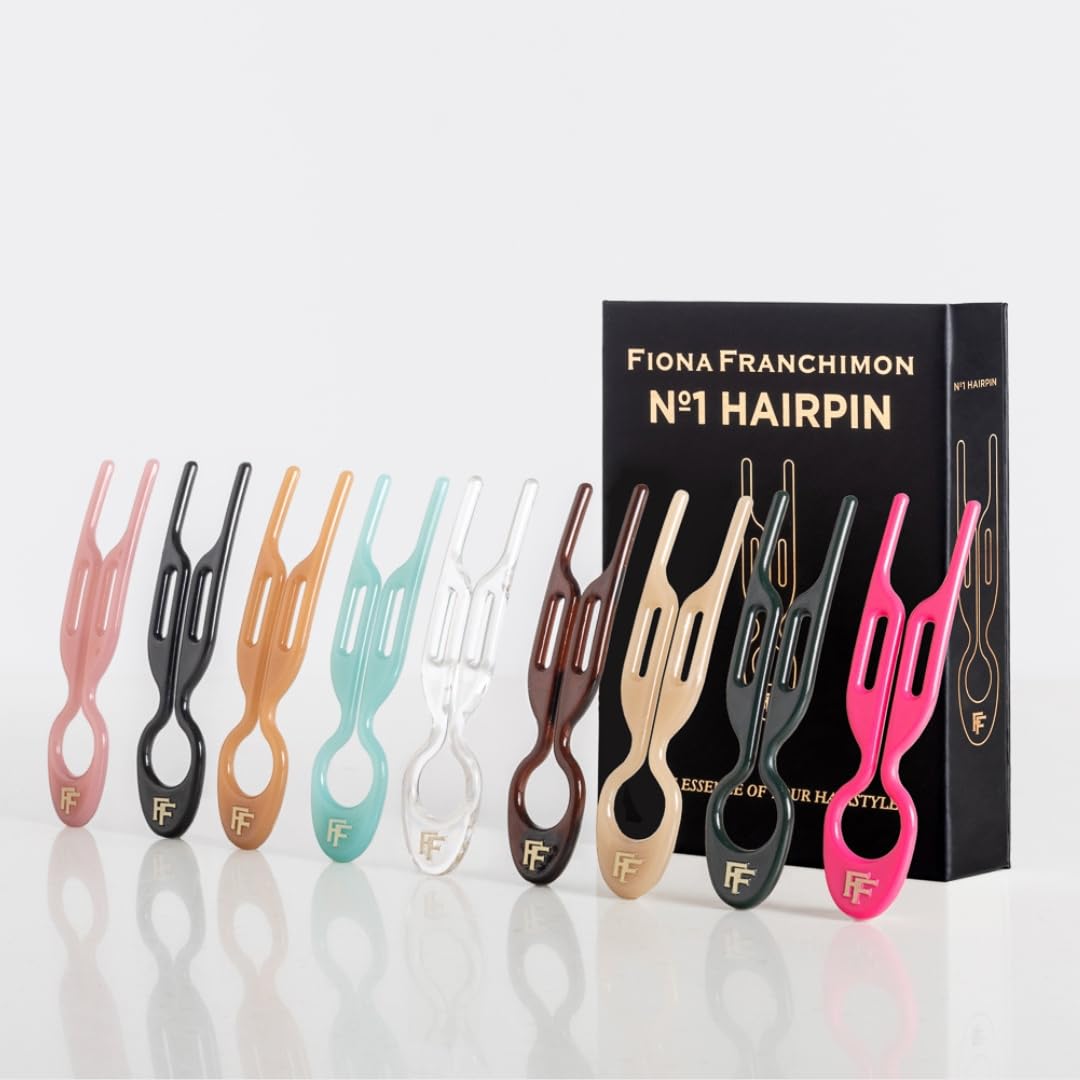 No1 Hairpin | Grand Collection| Fiona Franchimon– Create Any Hairstyle in 30 Second, Updos & Volume – For All Hair Types Fine, Thick, Long. All day Hold, No Kinks