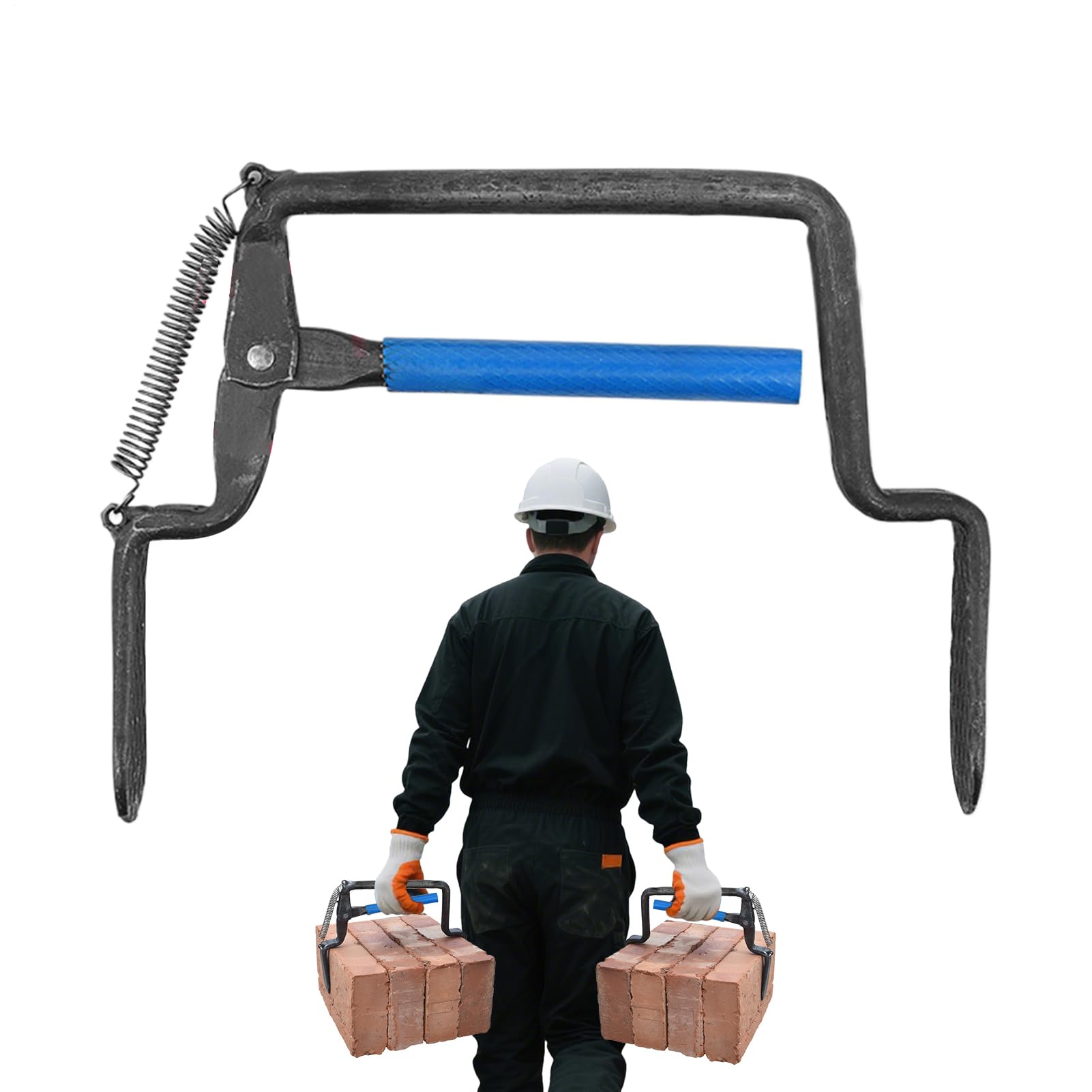 Pince de transport de briques ergonomique pour soulager le dos