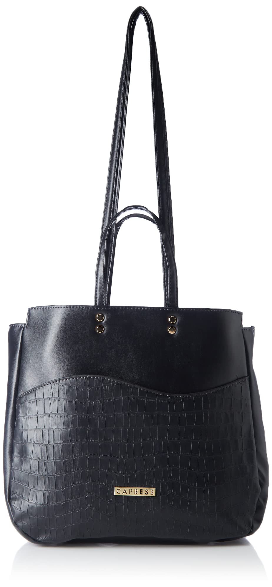 Caprese womens TIO T Large BLACK Tote Bag (B0BN1Q3H8H) Amazon Price History, Amazon Price Tracker