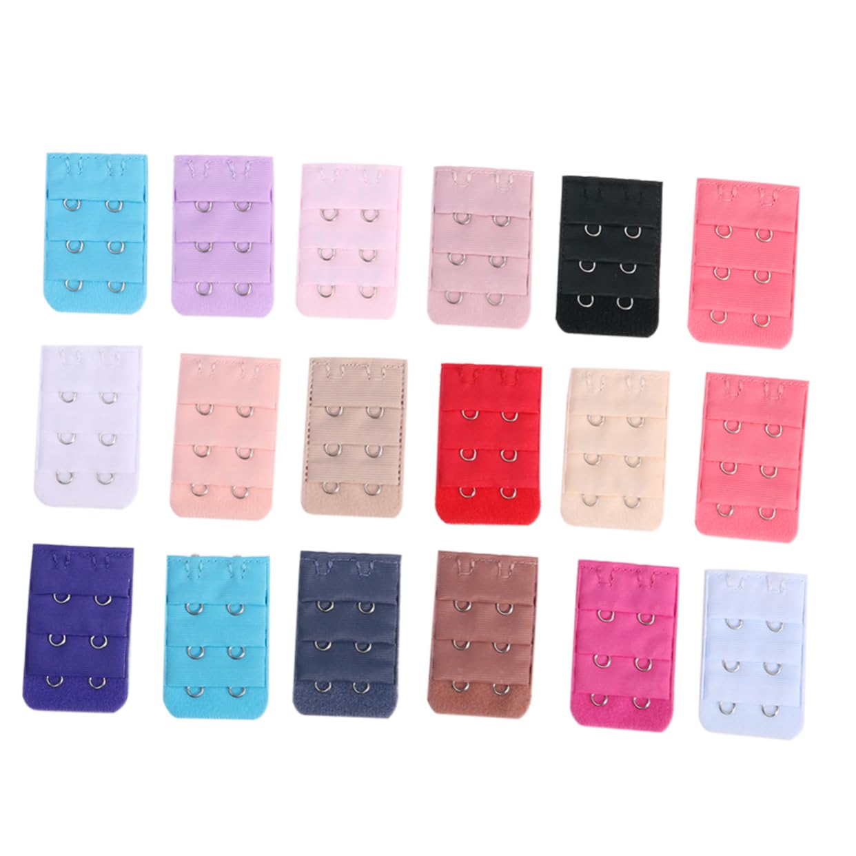 GALPADA 108 Stück BH-Verlängerung 3 Haken Büstenhalterverlängerungen BH-Verlängerung 2 Haken BH-Haken-Verlängerung BH-Schnallenverlängerung BH-Verschluss BH-Verlängerer mit 3 Haken