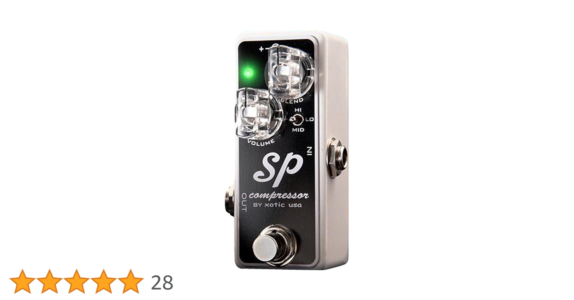 SP compressor コンプです。 Xotic SP Compressorの使い方や特徴などをレビュー。小さくても