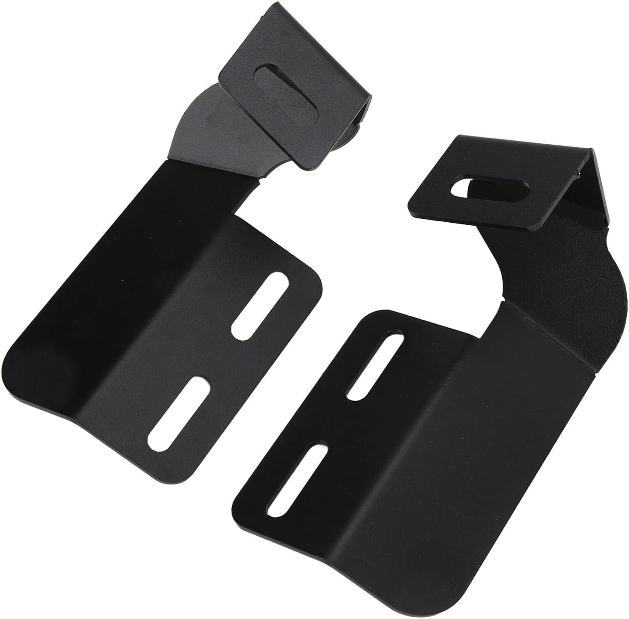 Aramox Car Hood LED Spotlight Work Light Mounting Bracket Holder Carbon Steel A Pillar Hood Work Light Clamp Holder Mount for FJ Cruiser 2007‑2021