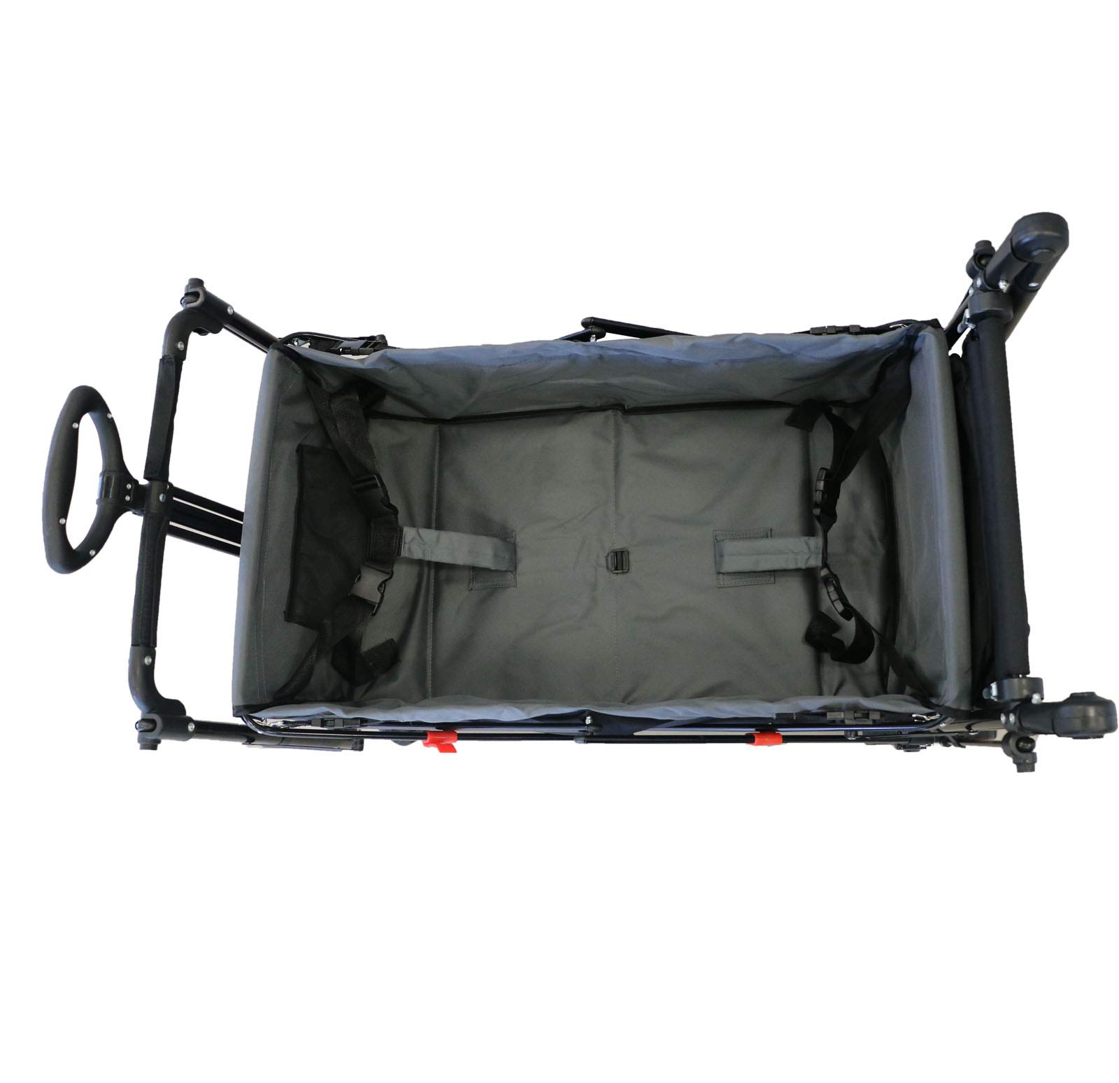 DMS Bollerwagen Faltbar Mit Dach – Klappbarer Handwagen F R Strand Garten Transport 624688