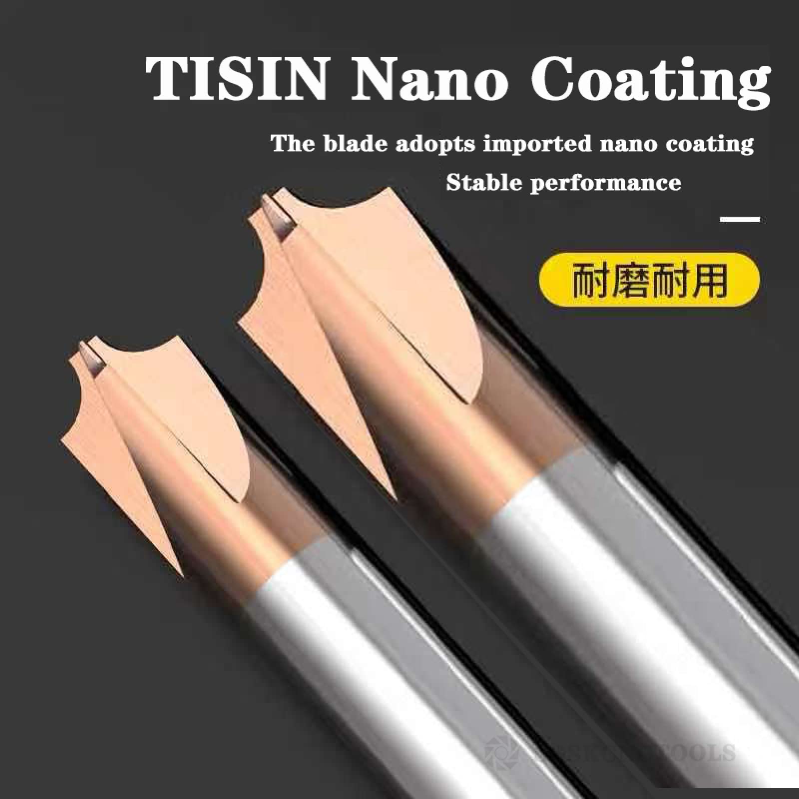 1pc Carbide Radius Corner Rounding Cutter End Mill CNC Tool R0.5 R1 R2 R3 R4 R6 Chamfering Outside Radii Quarter Circle Router Bit,R3x8Dx50L