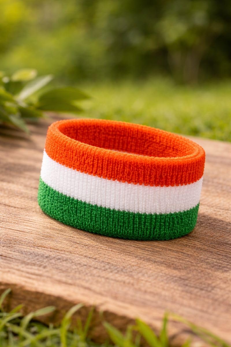 Indian Tricolor Wristband – Set of 5 | Tirangaa Wrist Band Tricolor Bands for Independence Day & Republic Day Celebrations | Patriotic Hand Band for Kids & Adults-picture-24
