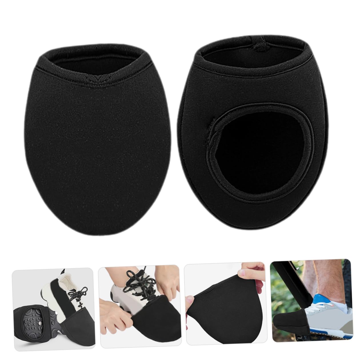 Didiseaon Men's Warm Winter Bike Overshoes Windproof Cycling Shoe Covers Toe Protection for Outdoor Riding