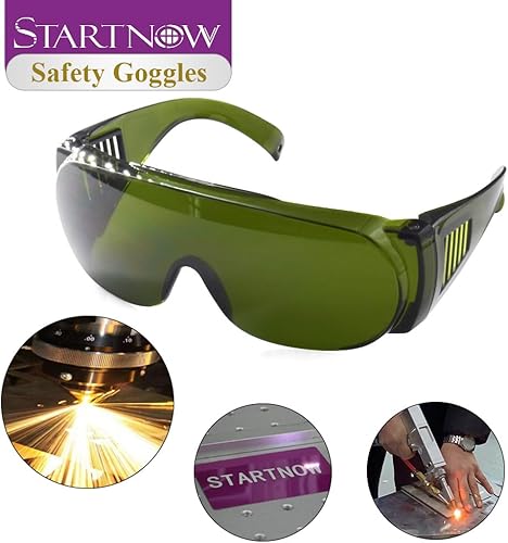 Miniatura 4 de STARTNOW Gafas de seguridad láser 1064nm para grabado láser Soldadura Protección ocular OD6+escudo protector Galsses