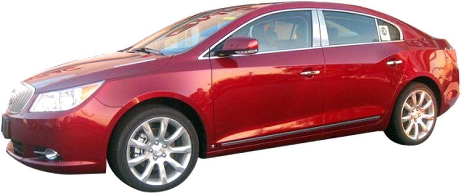 QAA is Compatible with 2010-2016 Buick Lacrosse 1 Piece Stainless Gas Door Cover Trim GC50520