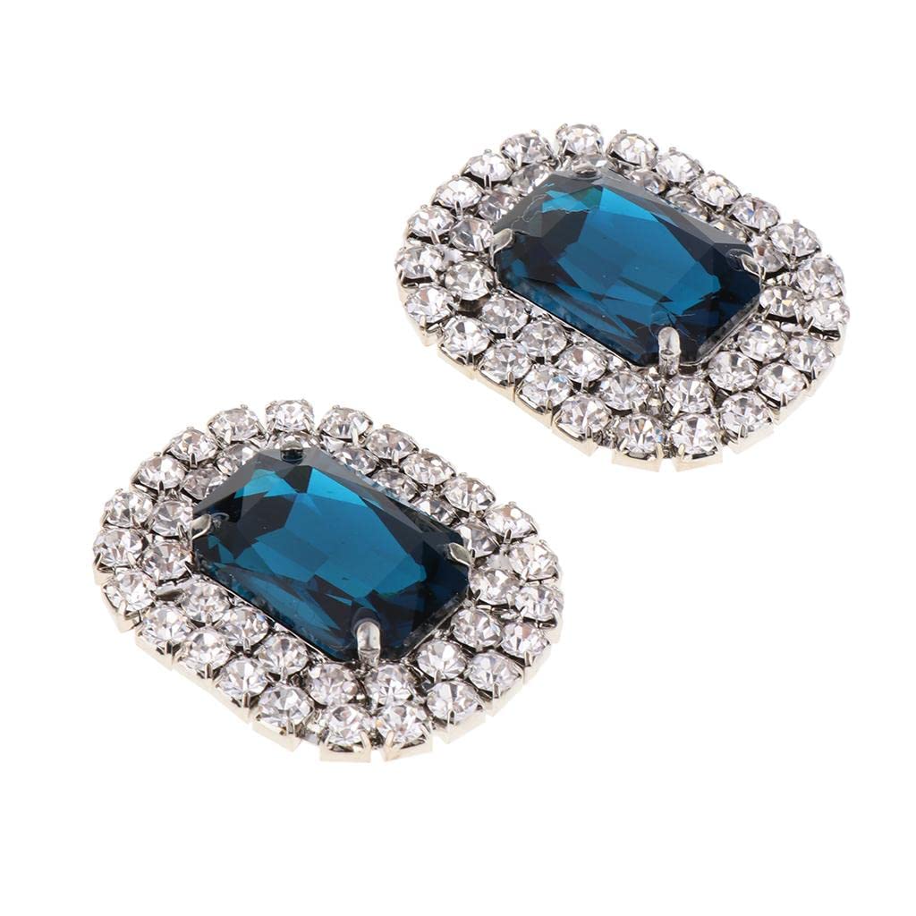 MYADDICTION Rhinestone Shoe Clips Wedding Buckle DIY Bride Shoe Decorative Charms Blue Clothing, Shoes & Accessories | Womens Accessories | Shoe Charms (B0BB348WZW) Amazon Price History, Amazon Price Tracker
